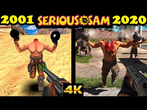 Evolution of Serious Sam games 💣 (2001-2020)