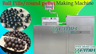How to make round pills for herbal medicine large sizes ball pills