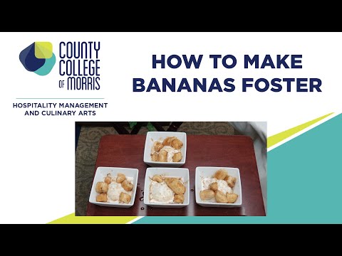 CCM Culinary Arts Presents: How to Make Bananas Foster