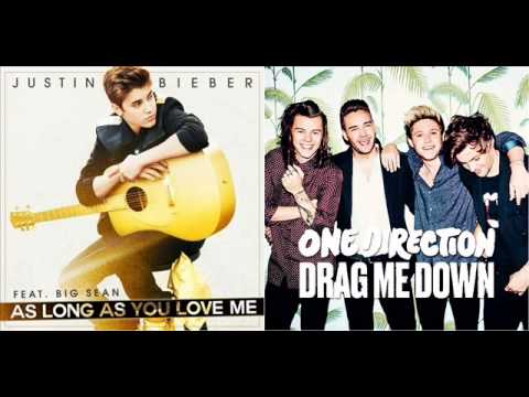 As Long As You Drag Me Down - Justin Bieber and One Direction Mashup