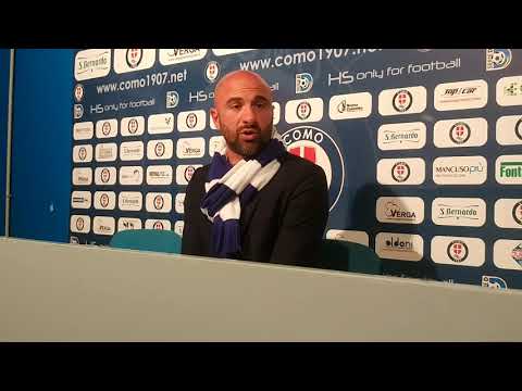 Marco Banchini nel giorno della promozione in C del Como