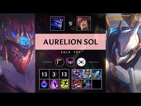 Aurelion Sol Top vs Sett - KR Master Patch 25.06