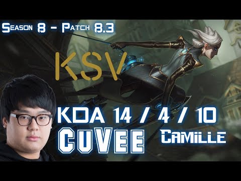 KSV CuVee CAMILLE vs KENNEN Top - Patch 8.3 KR Ranked