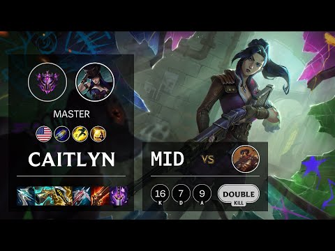 Caitlyn Mid vs Viktor - NA Master Patch 11.24