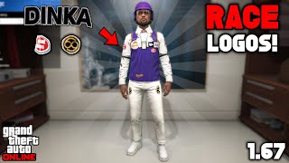 How To Get RACE LOGOS Modded Outfit Glitch In GTA 5 Online!
