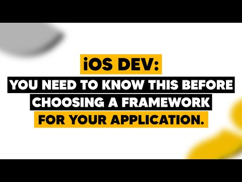 iOS Dev: You need to know this before choosing a framework for your application | ED Clips