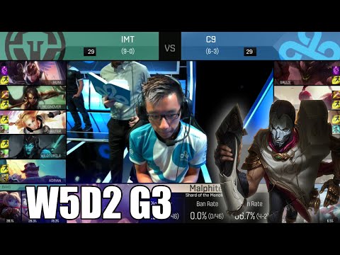 Immortals vs Cloud 9 | Week 5 Day 2 S6 NA LCS Spring 2016 | IMT vs C9 G2 W5D2