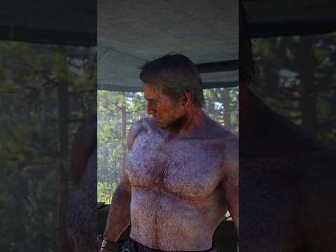 What happens if we visit the camp while being dirty in RDR2? #fyp #rdr2