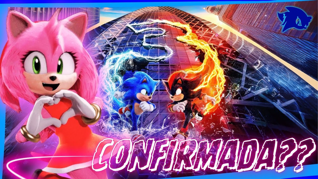 Amy Rose está CONFIRMADA!! Para Sonic 3!