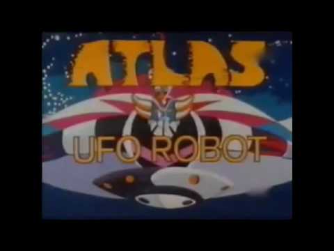 ATLAS UFO ROBOT GOLDRAKE   L'annuncio della Elmi  (con Dario Fo)