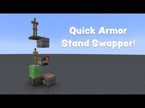 Insane Redstone Armor Swapper in Minecraft!