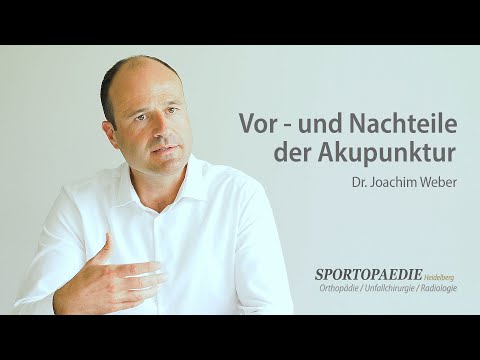 Die Vor- und Nachteile der Akupunktur in der Orthopädie | SPORTOPAEDIE Heidelberg