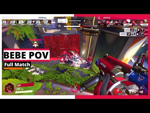 BEBE POV | Baptiste, Moira & Ana | Playoffs - Justice vs Eternal | OWL Season 2021