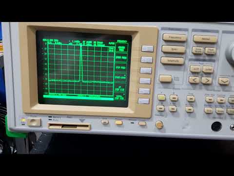 Test Filtro Passa Banda 4 celle , tarato sui 2,4 GHz .