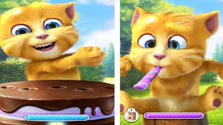 Talking Ginger Eating