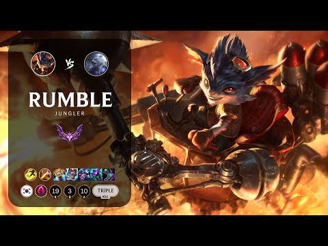 Rumble Jungle vs Volibear - KR Master Patch 14.8