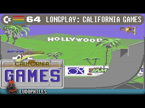California Games C64 Longplay [131] Full Playthrough / Walkthrough (no commentary) #c64 #retrogaming