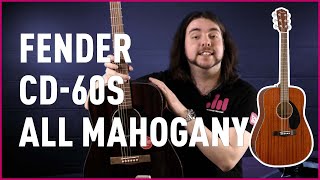 Video thumbnail for Fender Classic Design CD-60S All Mahogany Acoustic Guitar Impression | Bax Music UK by Bax Music UK