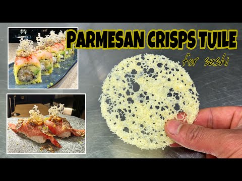EASY PARMESAN CRISPS TUILE IN JUST A MINUTE