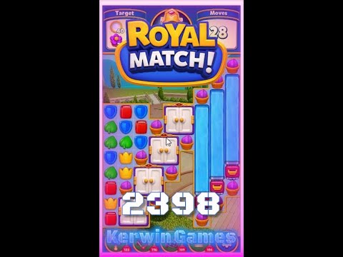 Royal Match Level 2398 - No Boosters Gameplay