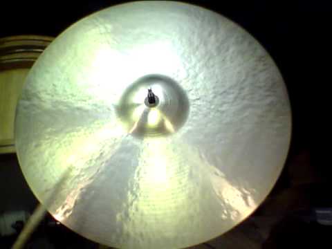 20 Kontroversial Ride, 1803g - Handcrafted cymbals by Craig Lauritsen..MOV