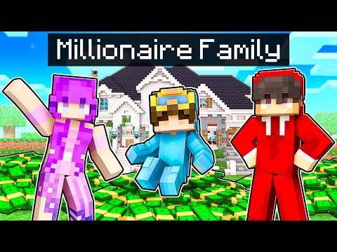 Nico - Adopted By A MILLIONAIRE FAMILY In Minecraft!