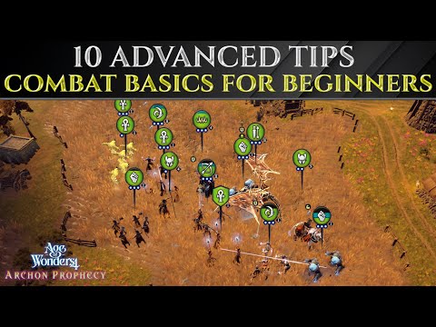 10 Starter TIPS For COMBAT & BATTLE - Age Of Wonders 4 Beginners Guide