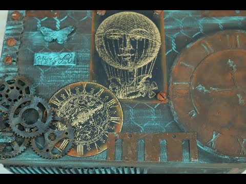 Caja Estilo Steampunk - Mixed Media -