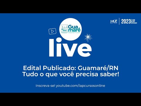 Banner de capa do material gratuito CONSURSO PREFEITUTA DE GUAMARÁ / RN - PROFESSORES SÉFORA CAVALCANTE E ALDO