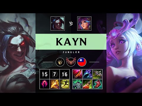 Kayn Jungle vs Lillia - TW Grandmaster Patch 25.14