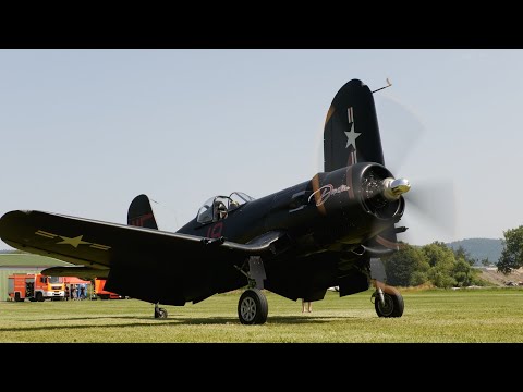 2400HP Chance Vought Corsair F4U-5NL "Flying Nightmares" - RAW SOUND, NO MUSIC