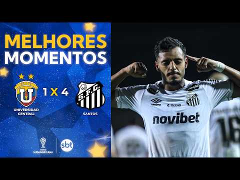 Gols e melhores lances de Universidad Central x Santos
