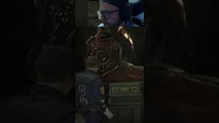 RE2 - Scram!! F***!! 😂 #residentevil #gaming #twitch #funny #spiffnarsty
