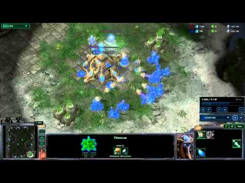 SC2 HOTS , LUCKY or MAPHACK? GOLD LEAGUE!