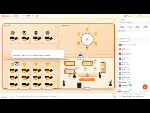 ClawNexus Office Demo