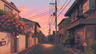 sunsets in spring 春の夕焼け 💐 anime lofi beats #noai