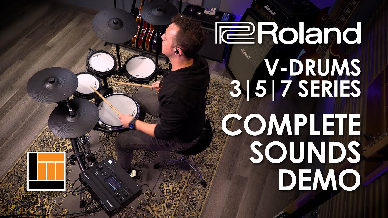 opens link to Roland 3 | 5 | 7 Series V-Drums: All Playing 🥁 No Talking 🤐