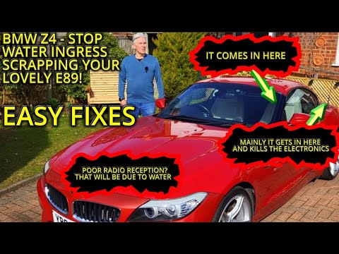 BMW Z4 E89 Water Ingress FIX — Save Your Roof Motor, E-Box & Electronics!