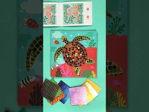 Djeco Mosaic Kits - Caribbean Sea Life DJ09427