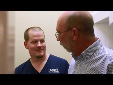 Waco dentist talking to a patient