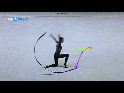 Andreea Verdes - Ribbon Qualifications - European Championships 2023