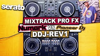 Video thumbnail for Pioneer DJ DDJ-REV1 vs Numark Mixtrack Pro FX - Which Serato controller is best for you? #TheRatcave by djkit®
