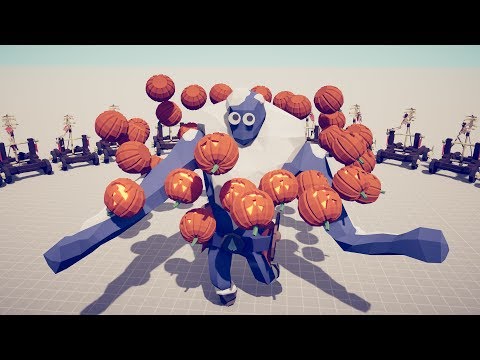 30x PUMPKIN CATAPULTS vs EVERY UNIT - Totally Accurate Battle Simulator TABS