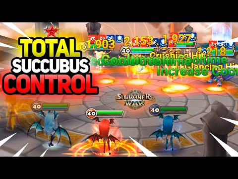Crazy TRIPLE Succubus Team in G2 Summoners War