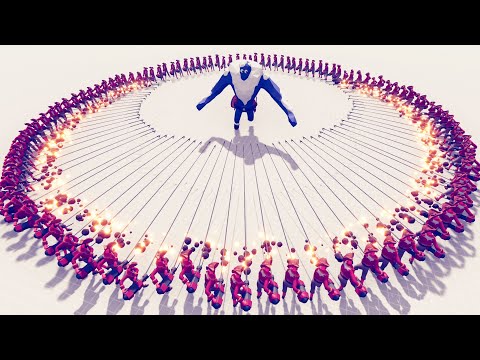 100x HARPOONS vs EVERY UNIT - Totally Accurate Battle Simulator TABS