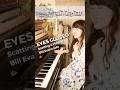 EYES CLOSED Scatting & Playing Bill Evans solo “Night and Day” #scatsinging #shorts