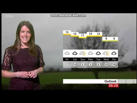(HD) Alex Osbourne BBC ONE Points West weather February 16th 2023 - 60 fps