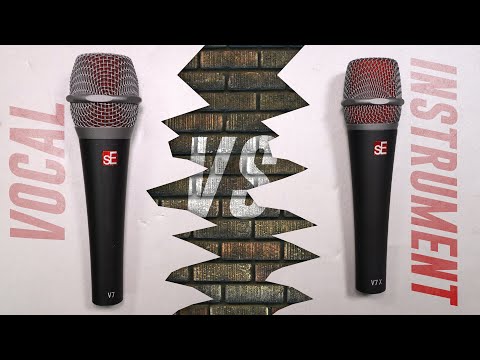 Vocal Mic vs. Instrument Mic - sE Electronic V7 vs. V7x Comparison (Versus Series)