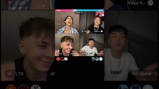 هيام و نايا أسعد و علي ارداك و علي دميركرن هيام تتغزل ب علي 😍🤣