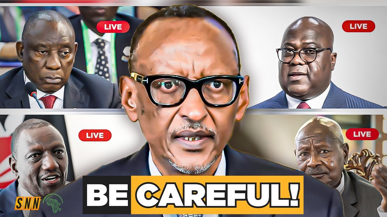 PAUL KAGAME CONFRONTS RAMAPHOSA AND TSHISEKED DON’T THREATEN US OVER CONGO CRISIS - EAC EMERGENCY